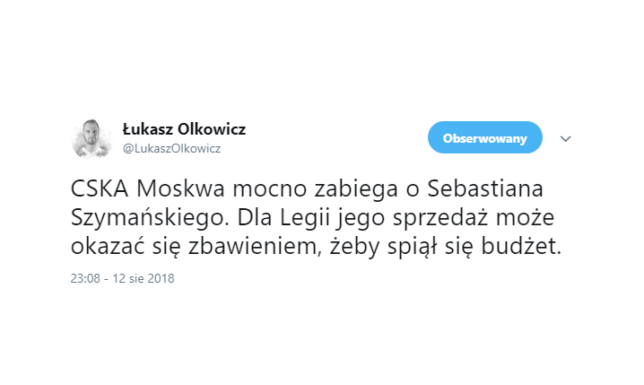 CSKA zabiega o piłkarza Legii! ZBAWIENIE DLA BUDŻETU